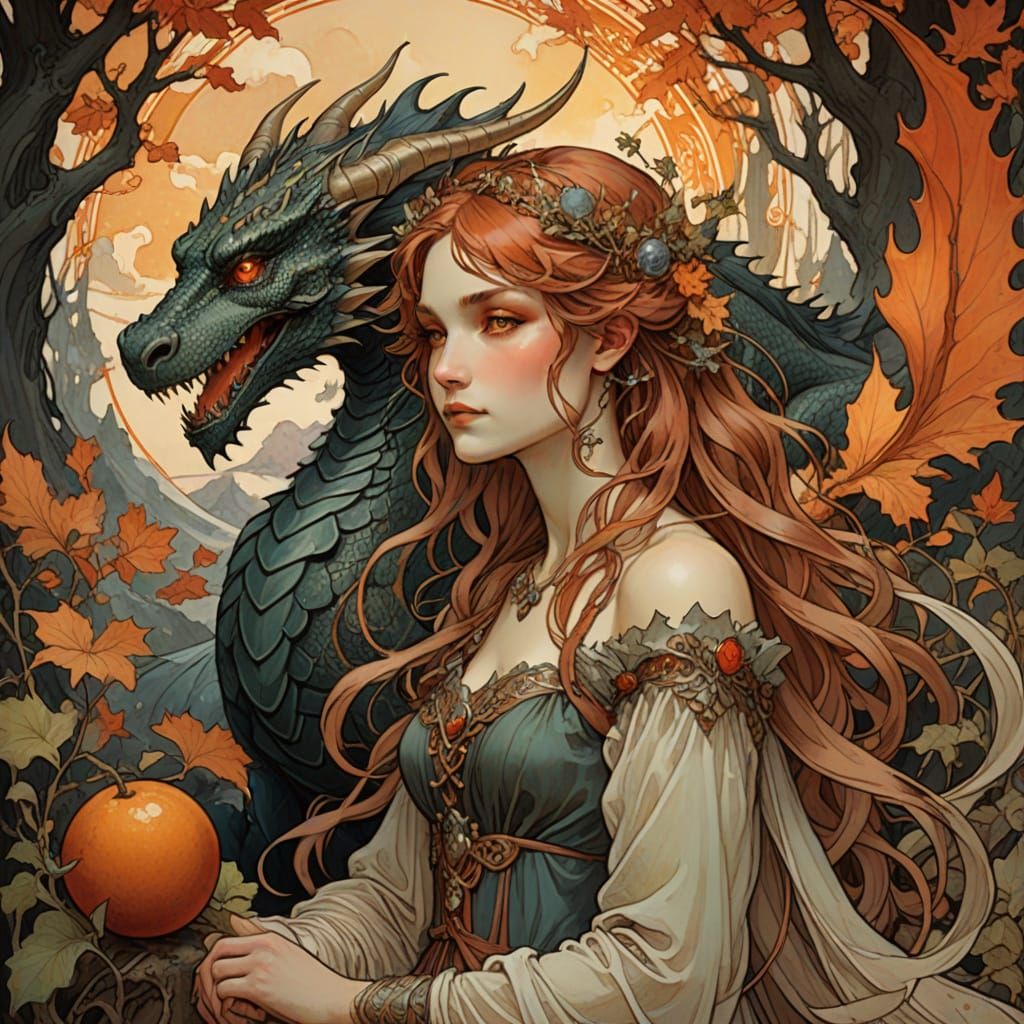 Dragon Fairy in Peaceful and Fierce Forms