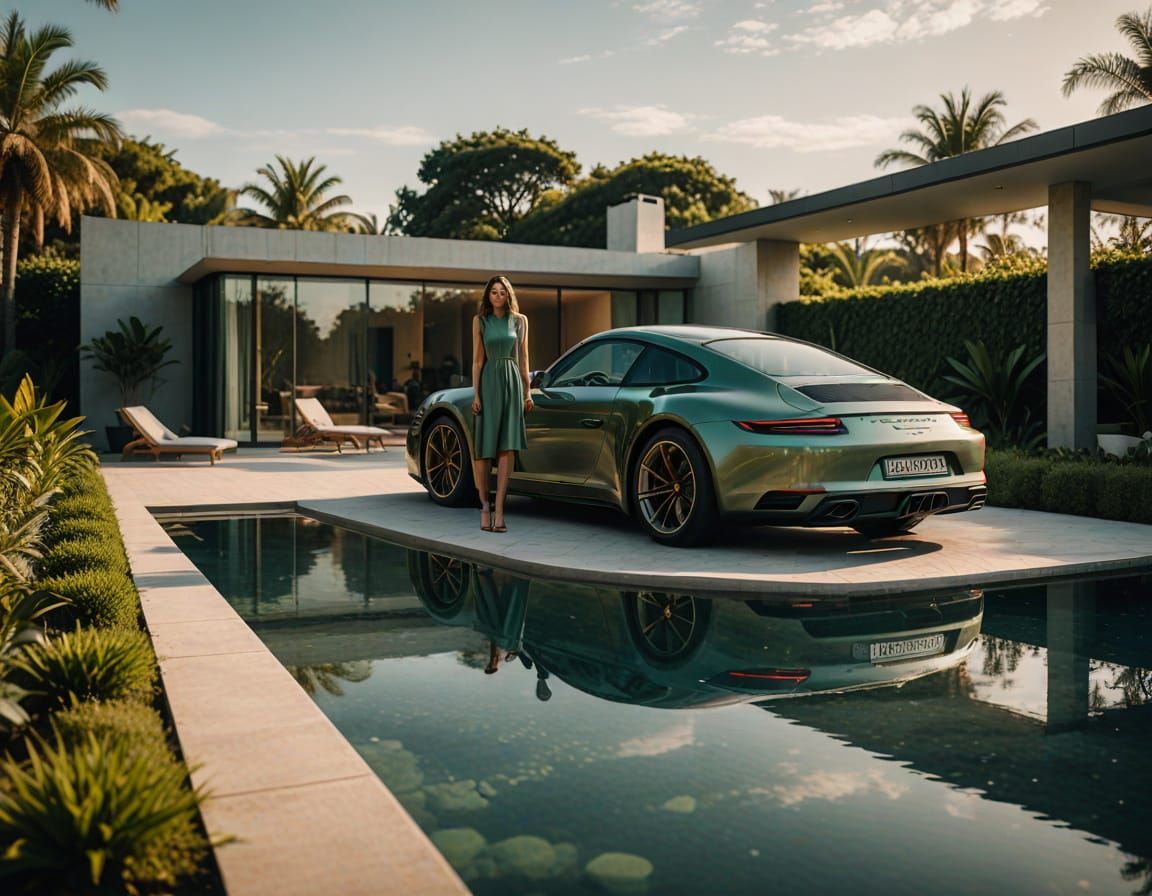 Sustainable Futuristic Sea Villa with Luxurious Pool and Gre...