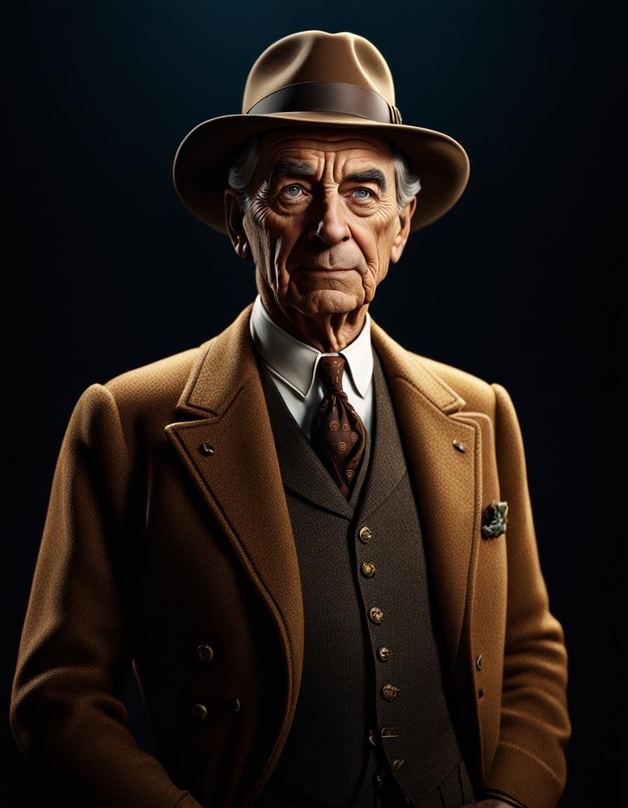 Detailed Portrait of Farmer Irving Berlin and Eleanor Roosev...