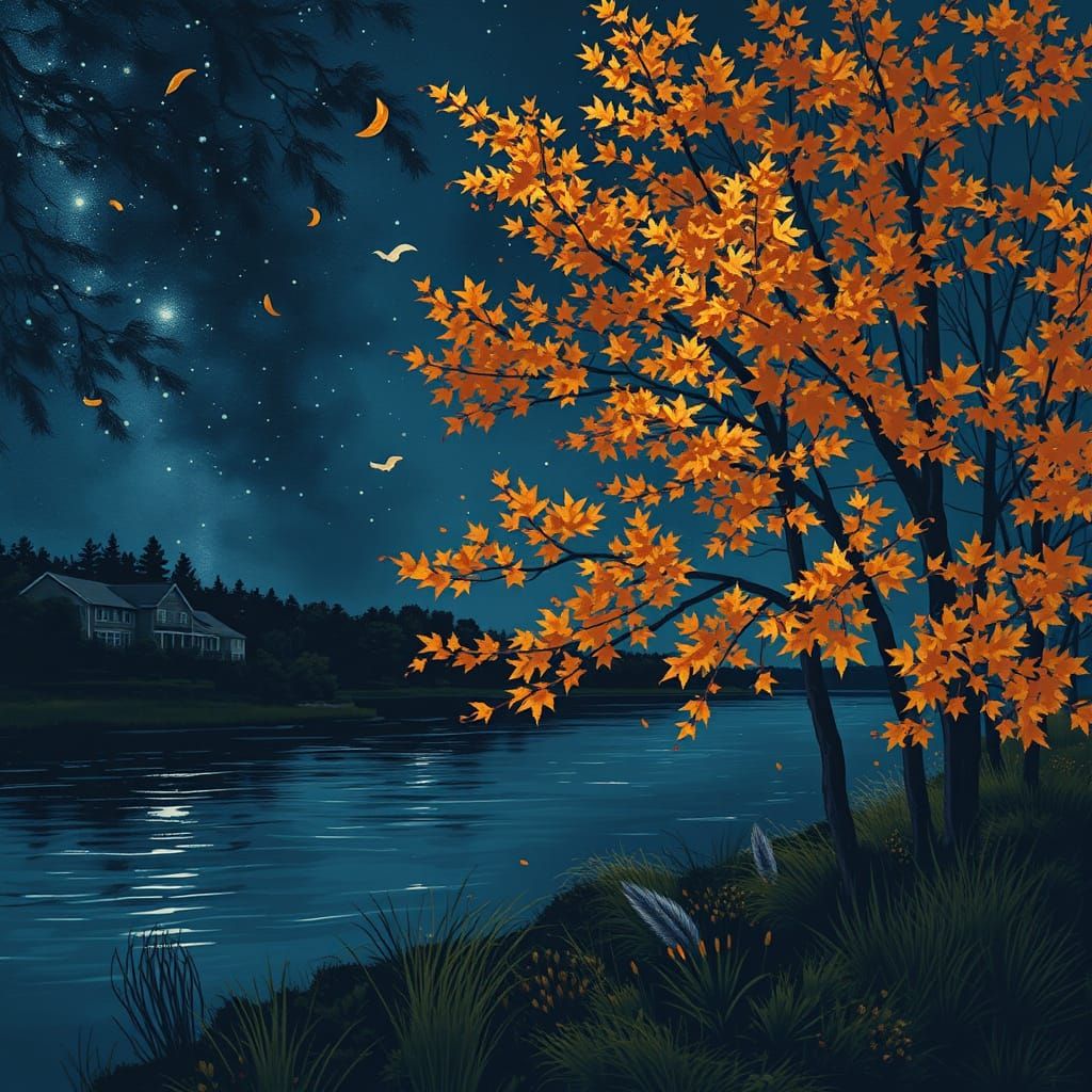 Zephyr Autumn Night Sky