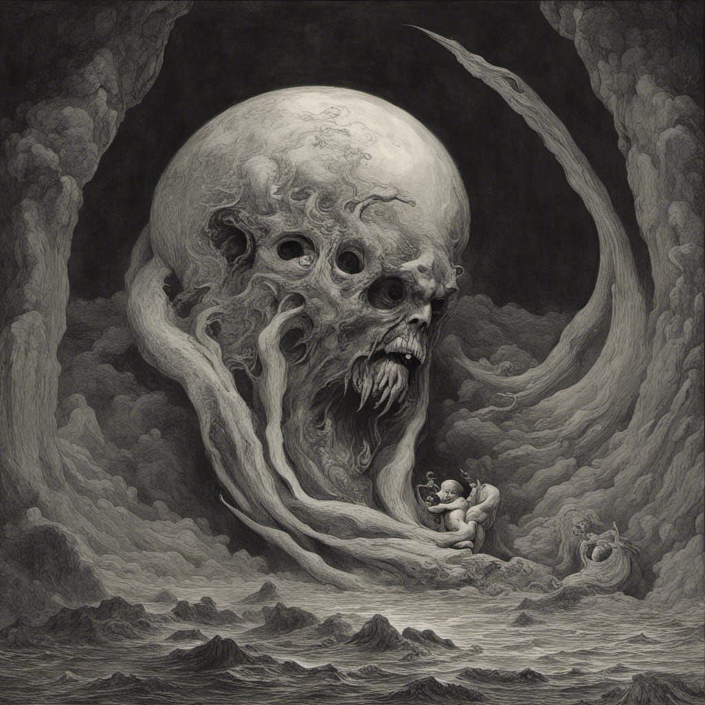 Uranus Devouring His Child: A Dark Allegory