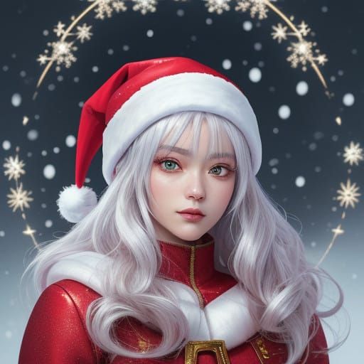 Adorable Woman Brings Joy as Vibrant Santa Claus