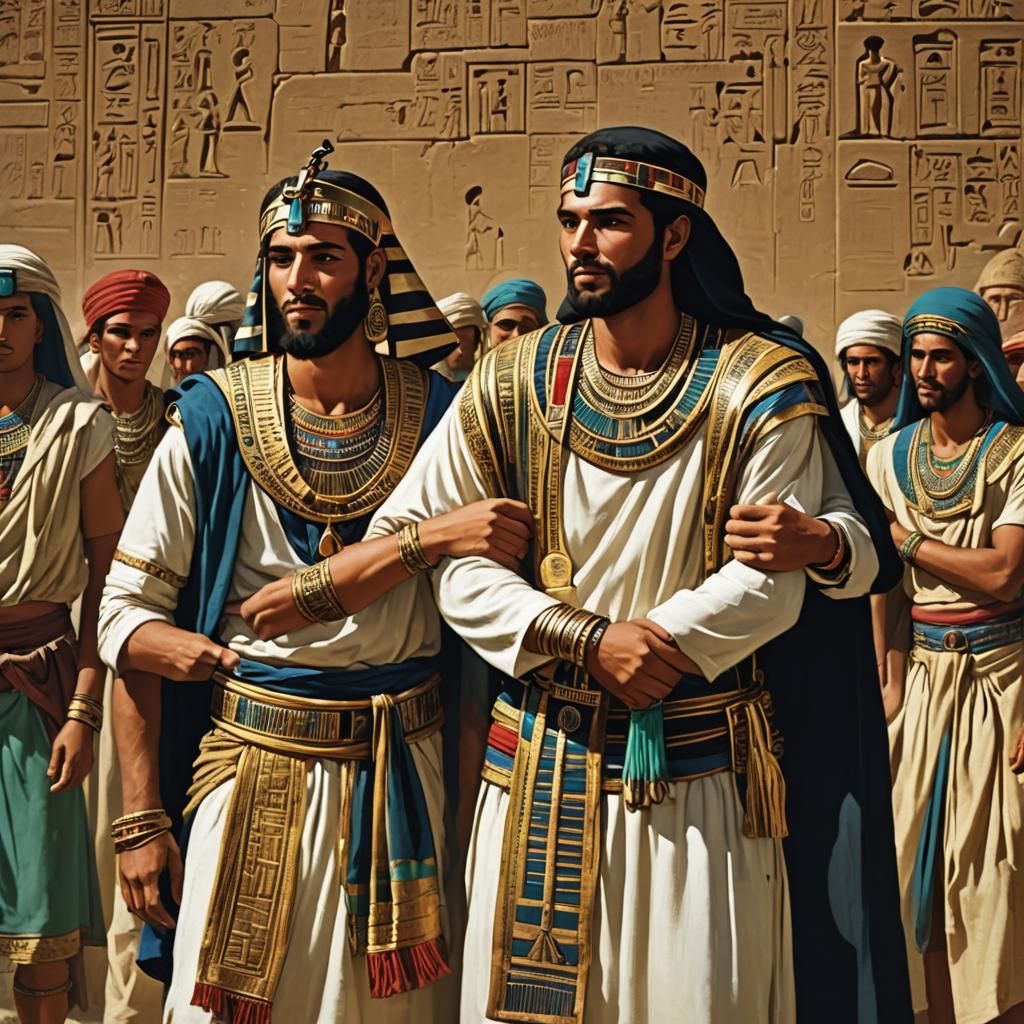 Joseph Reconciles with His Brothers in Egypt