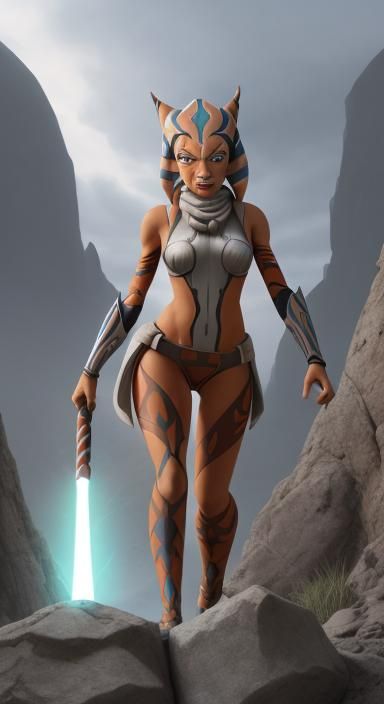 Ahsoka Tano: Giant Rock Monster Transformation