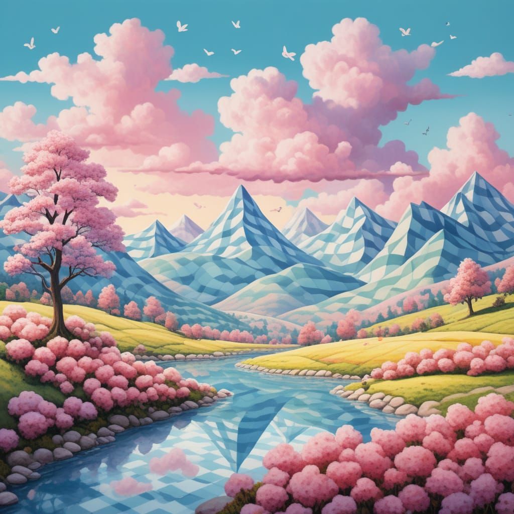 Gingham Wonderland in Vibrant Color