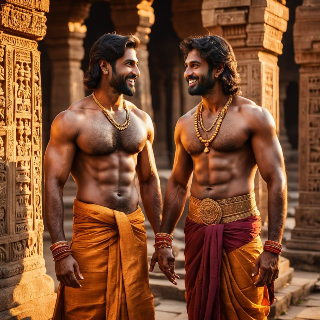 Romantic Indian Temple Ruins