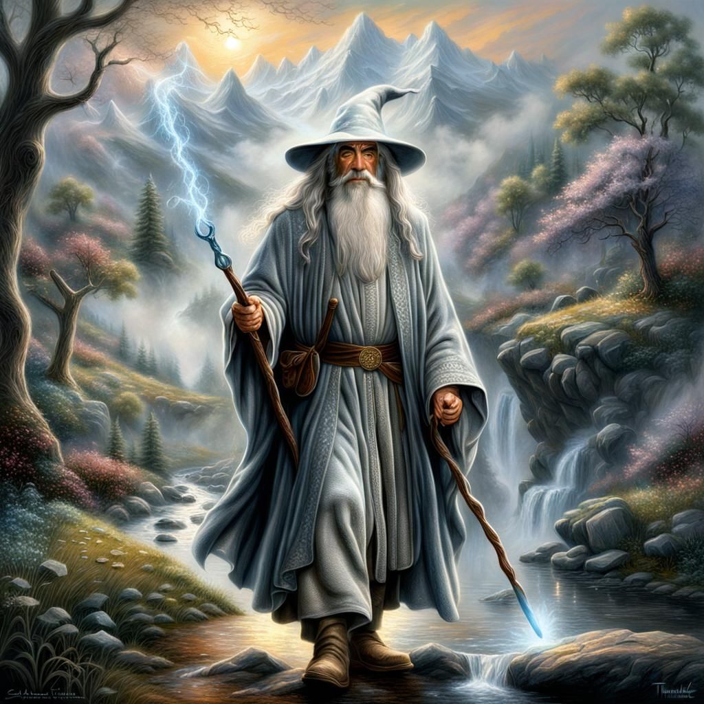 Sam Elliott as Gandalf in Ethereal Fantasy Art