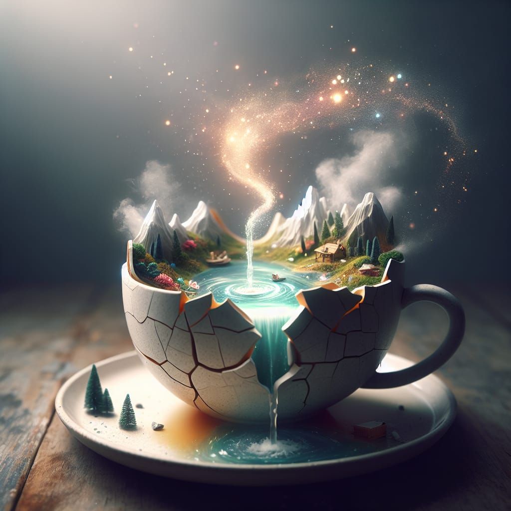 Oh oh mijn theekopje is gebarsten