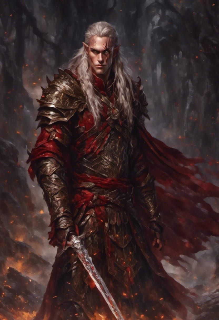 Lor'themar Theron: Battle-Scarred Blood Elf Leader