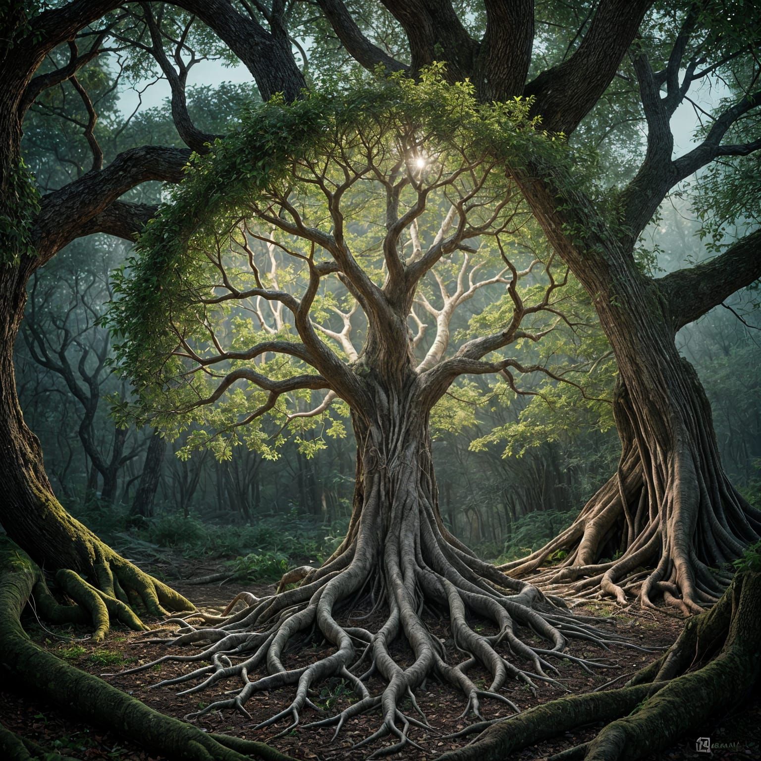 Tree of Life in a Dazzling Wilderness Setting