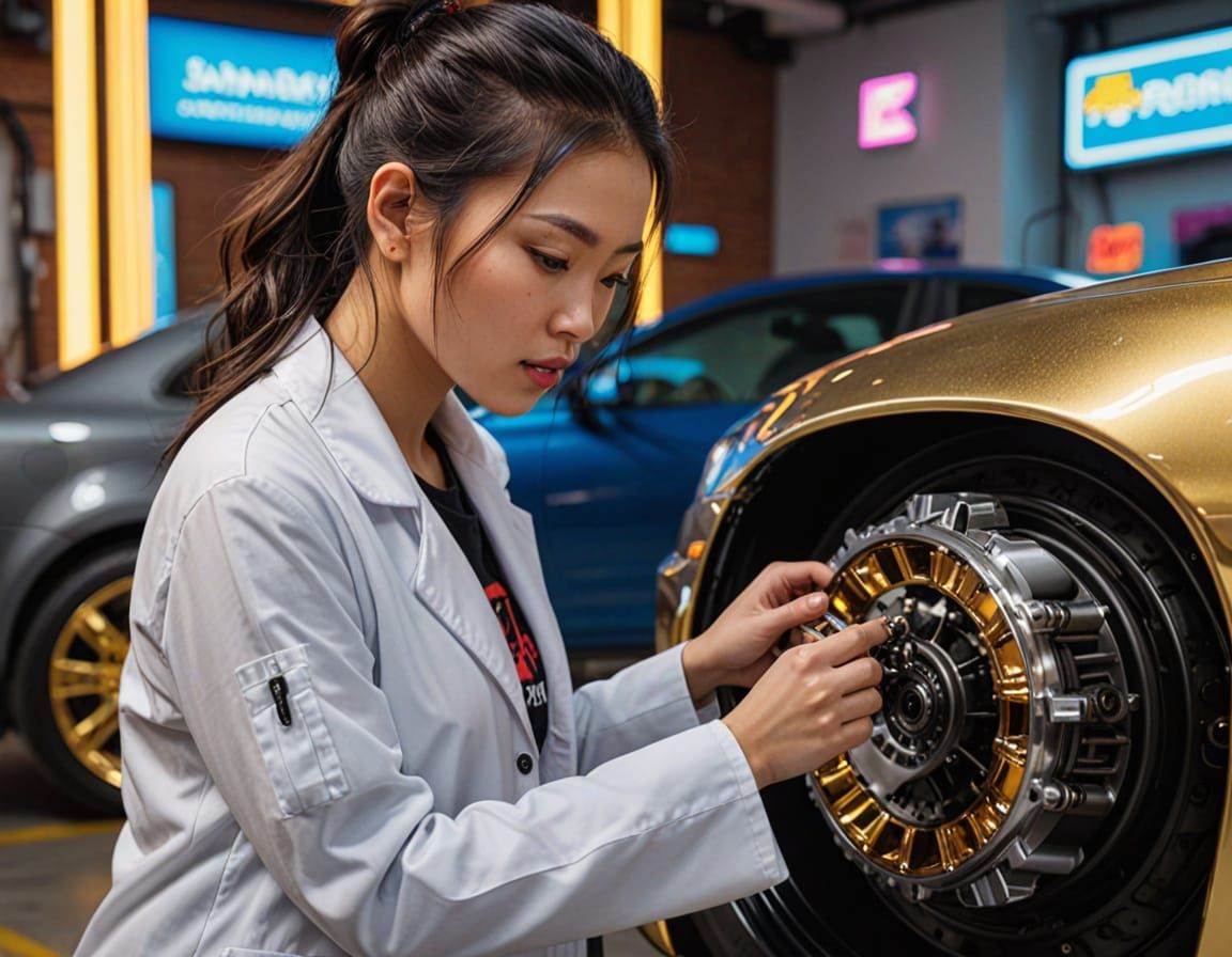 Asian Mechanic Diagnoses Chevrolet Cobalt SS Engine