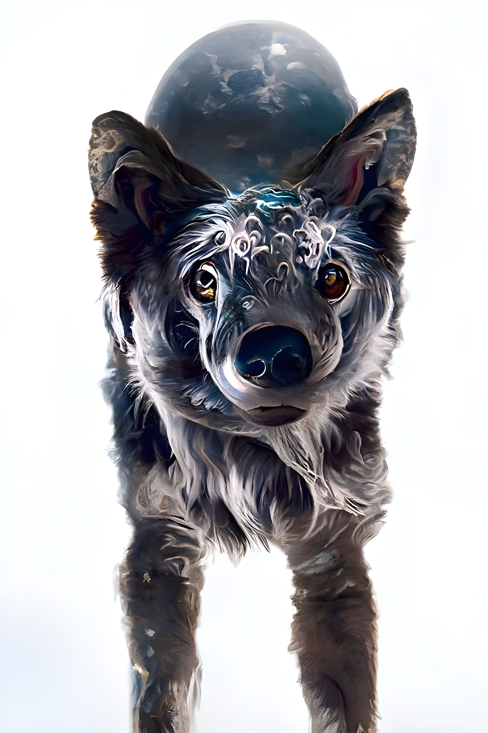 Cosmic Dog: Fantastical Realism in Digital Art