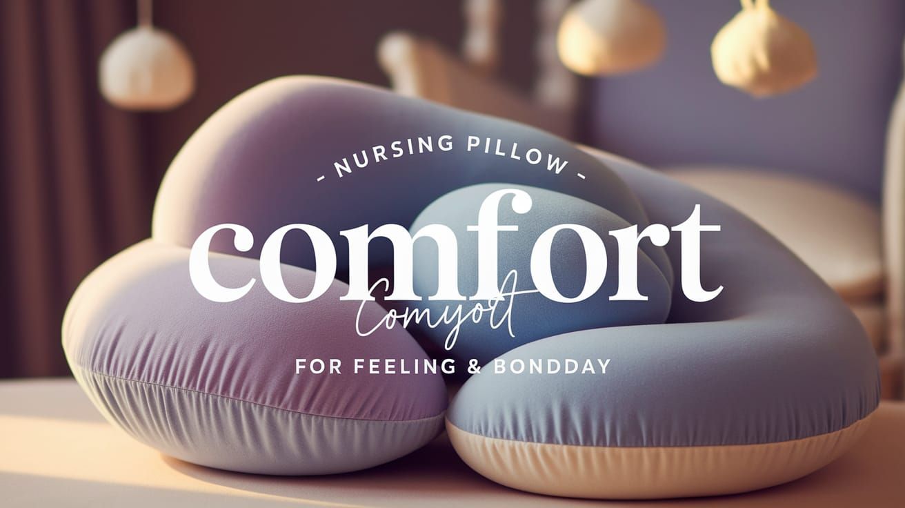 Soft Lavender Nursery Scene with Nursing Pillow