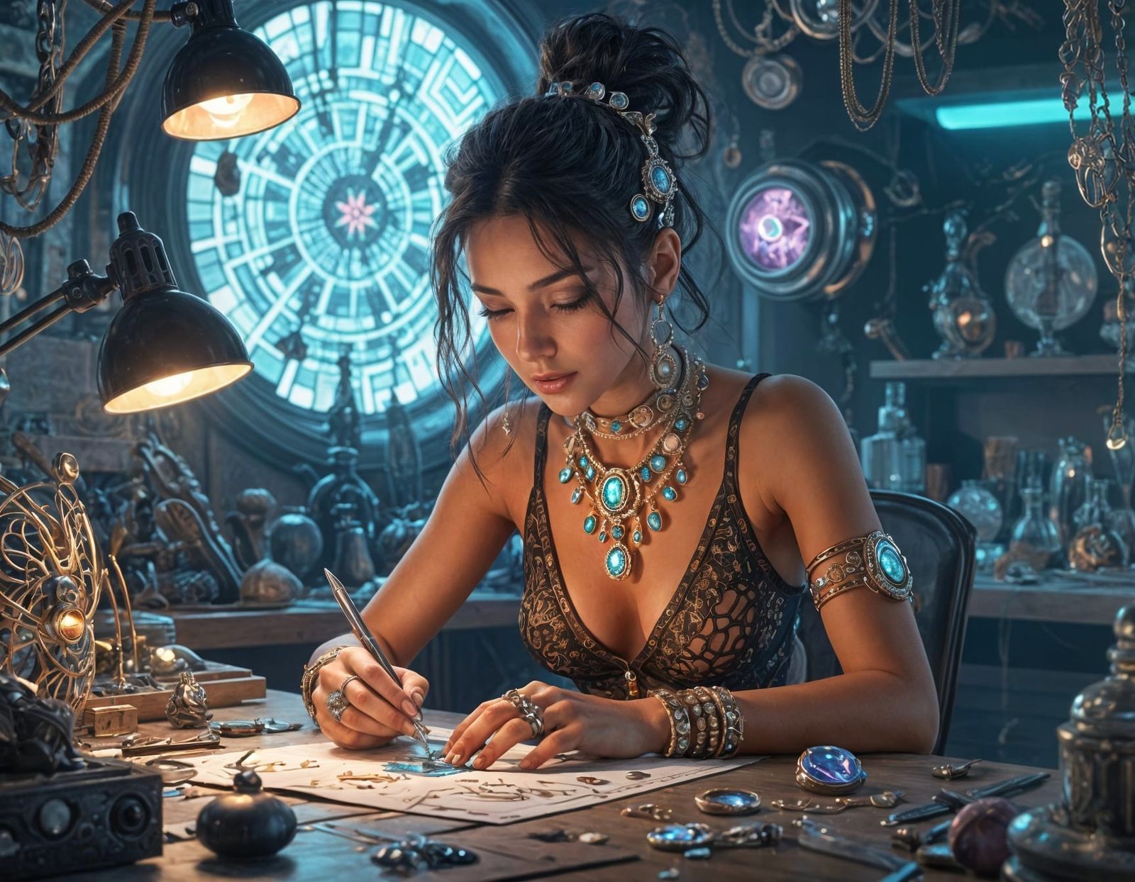 Futuristic Jeweller Designs Amazing Jewels in Creative Ateli...