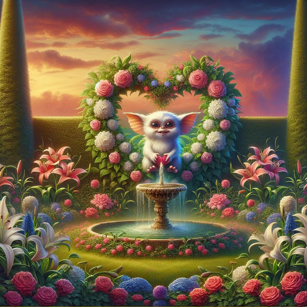 Garden Gremlin with Heart of Roses, Concept Art