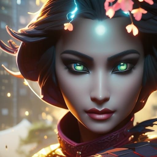 Regal Black Dragon Concept Art in 8K