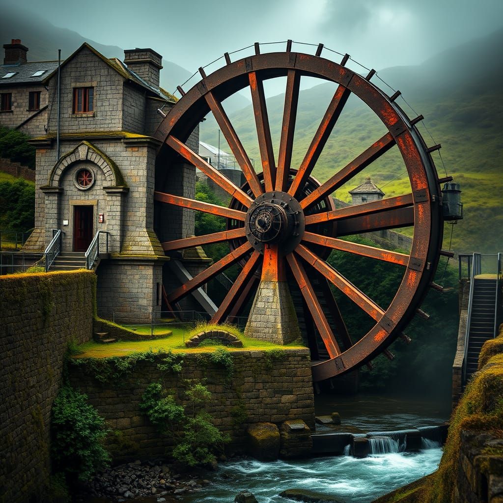 The Laxey Wheel  Isle of Man