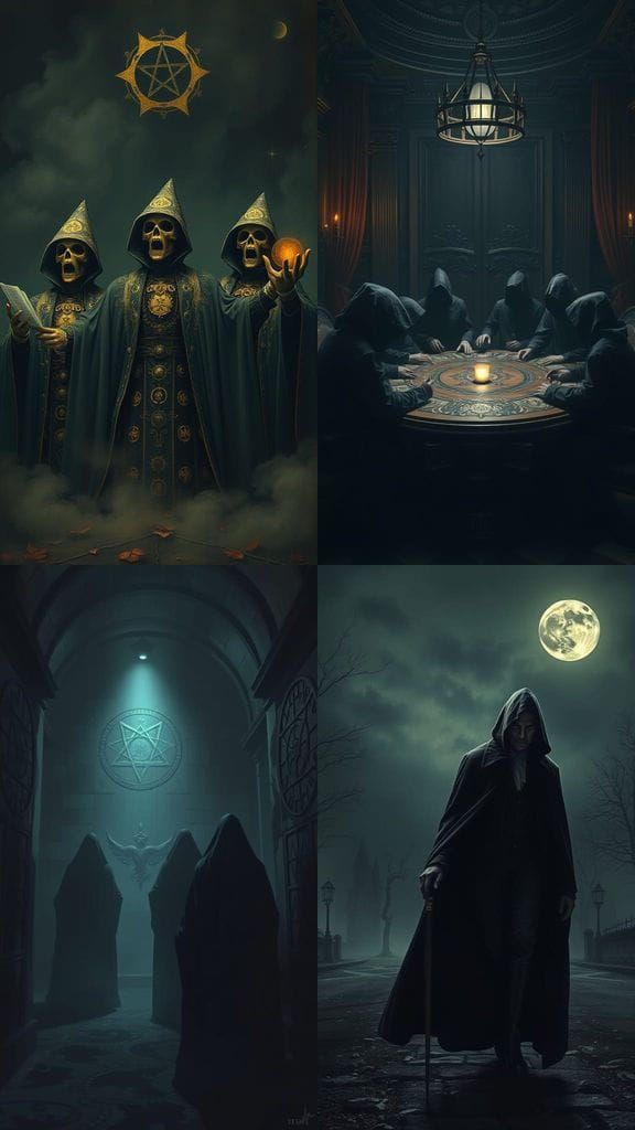 The Illuminati Rules the World in Dark, Mysterious Art