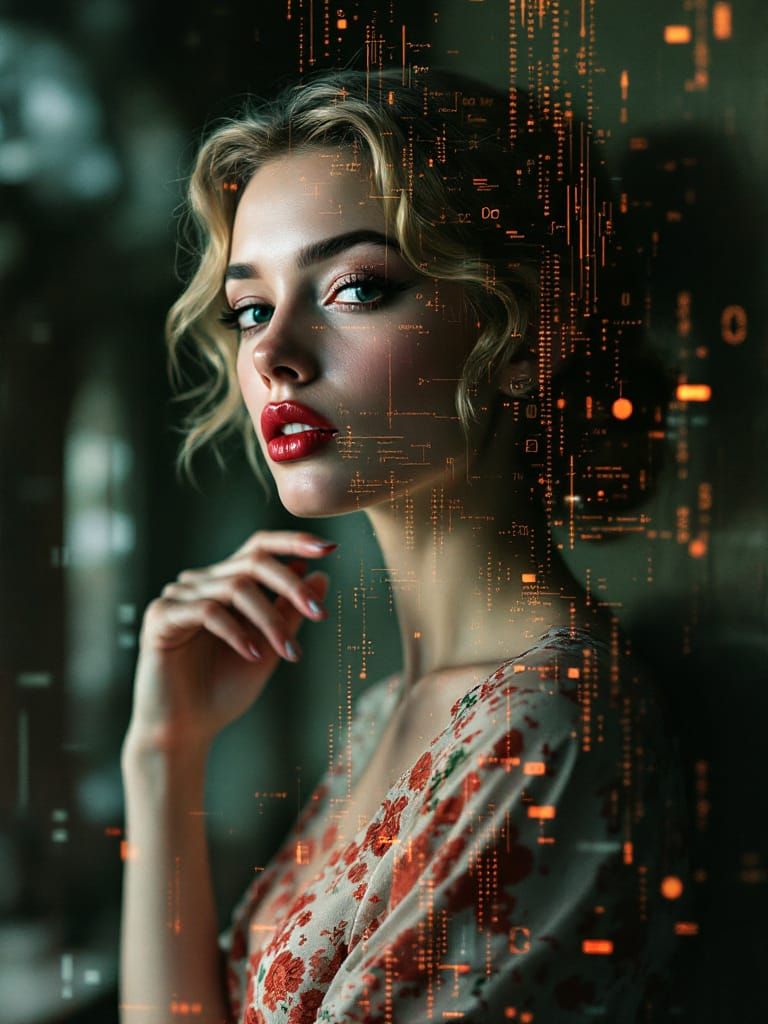 Digital Reality Unveiled: Glitch Art Meets Fractal Mathemati...