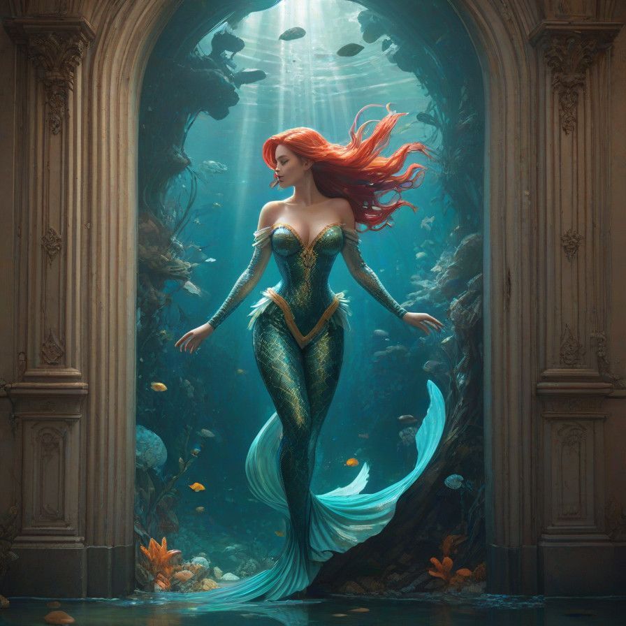 The Little Mermaid Breaks Through Oceanic Palace Doors in Re...