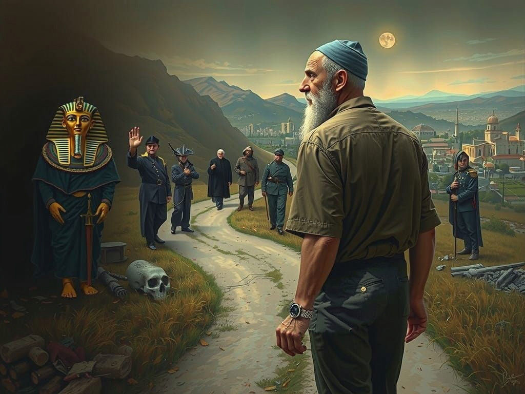 A Wise Elder Walks Towards a Modern Future