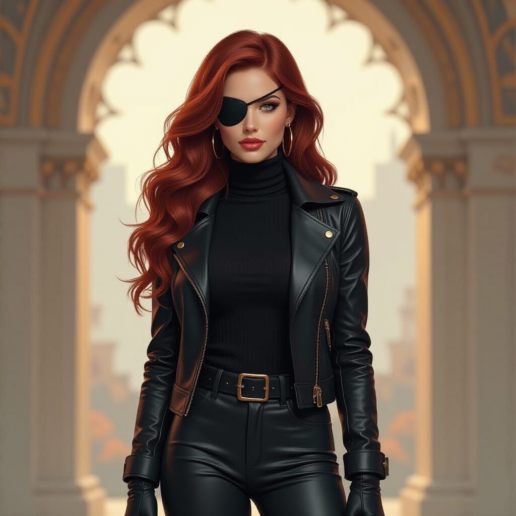 Cthulhu and the Red-Haired Woman, Fantasy Art