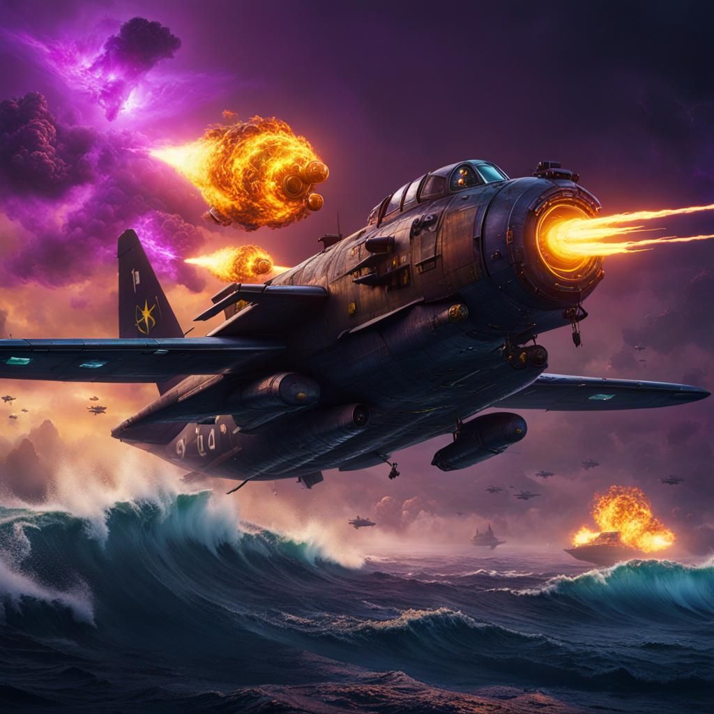 Helldiver in Nuclear Apocalypse: Dark Fantasy Art