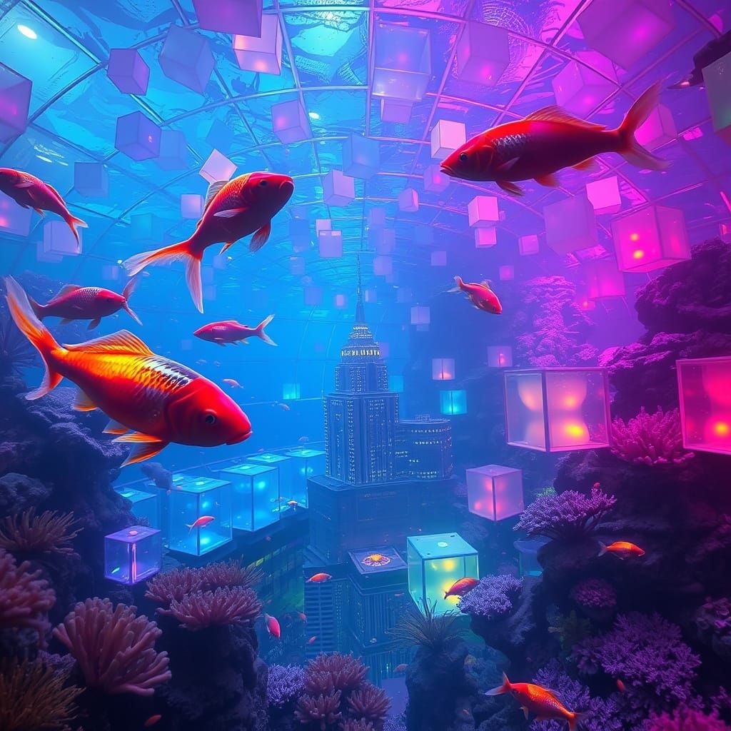 Underwater City of Chromatic Dreams