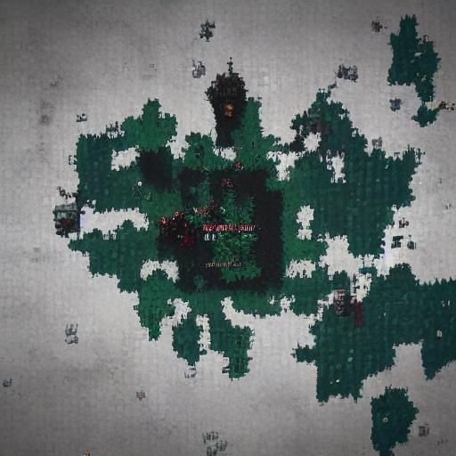 Bone-Adorned Castle with Crystalline Portcullis