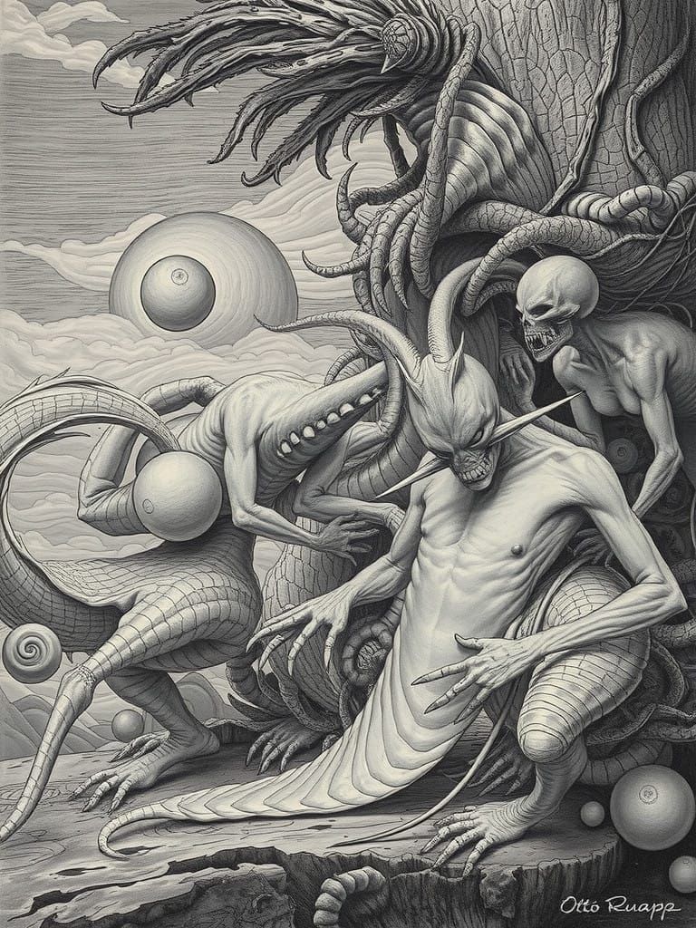 Surreal Mystic Reveals Inner Realms in Quaint 17th Century S...