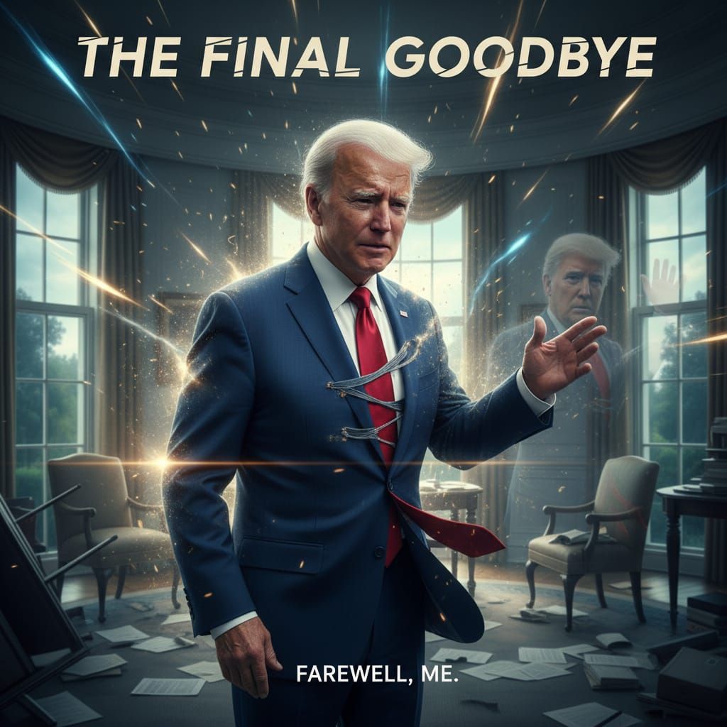 Joe Biden Transforms into Donald Trump in Somber White House...