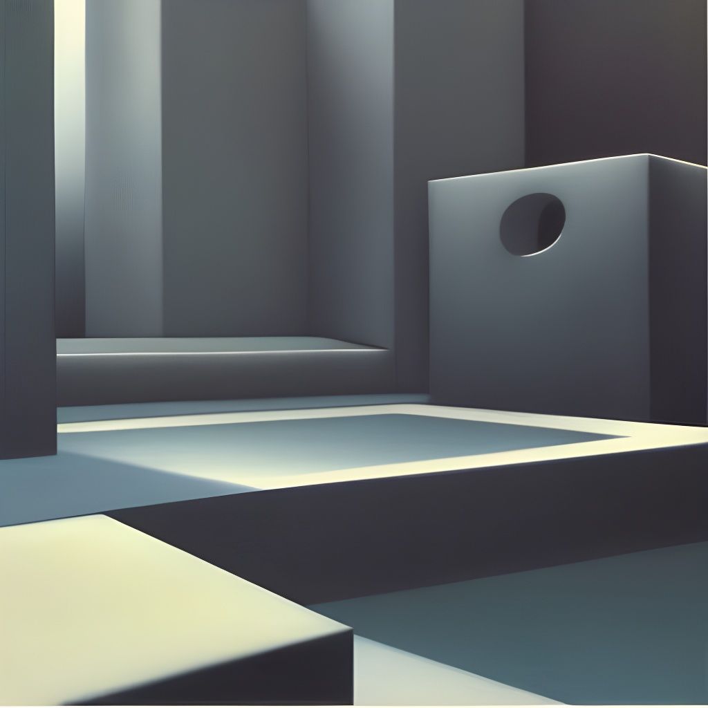 Zen Garden in Surreal Pastel Style