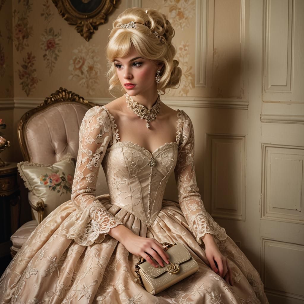 Southern Belle Portrait Photography of Frightened Young Man