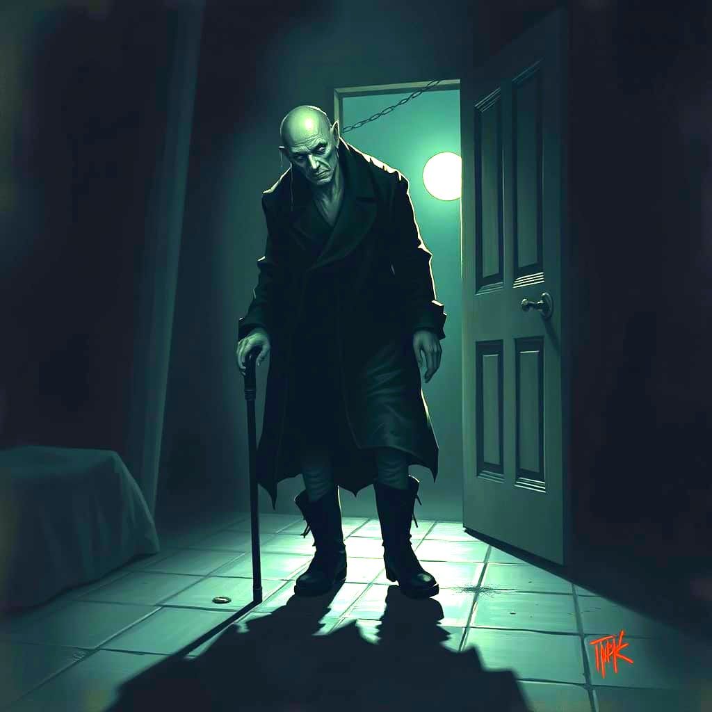 Personification of Grief as an Uninvited Visitor