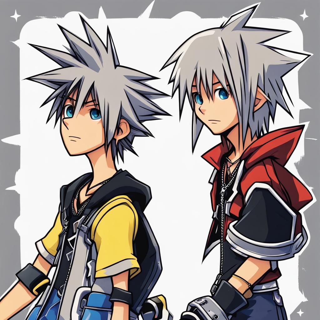 Sora and Riku: Kingdom Hearts Characters