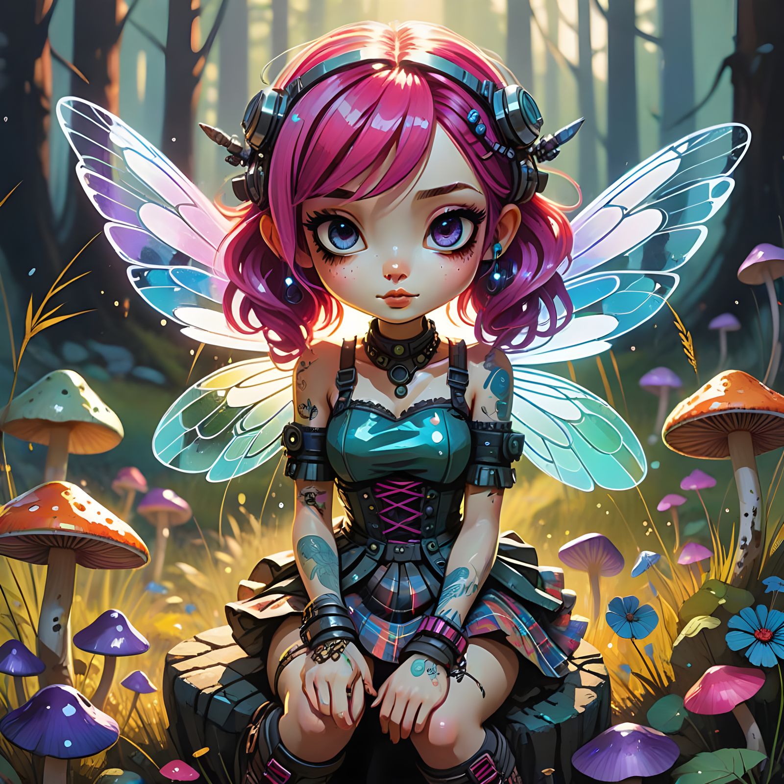 Punk Chibi Cyber Fairy 06