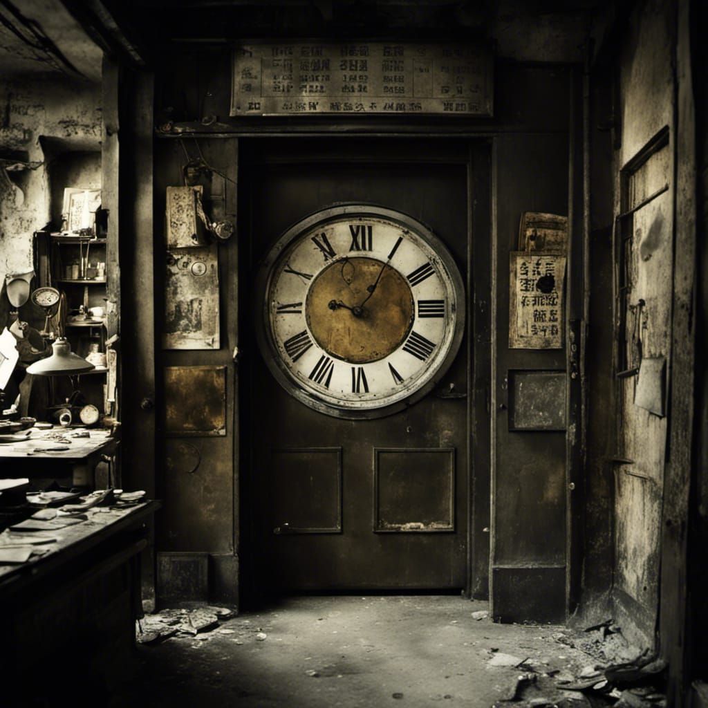 Magical Clockwork Doorway in War-Torn Shanghai