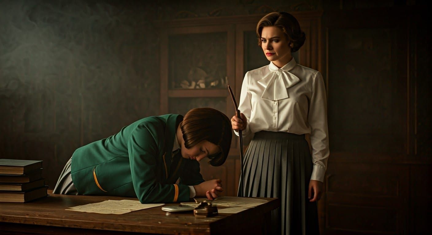 Woman in Thoughtful Repose, Surrounded by Learning