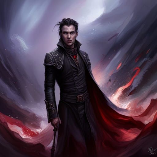 Vampire Githzerai Assassin with Red Mist