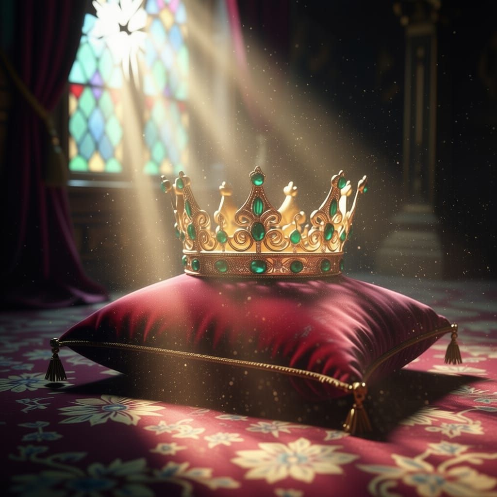 Volumetric Light Through Broken Stained Glass