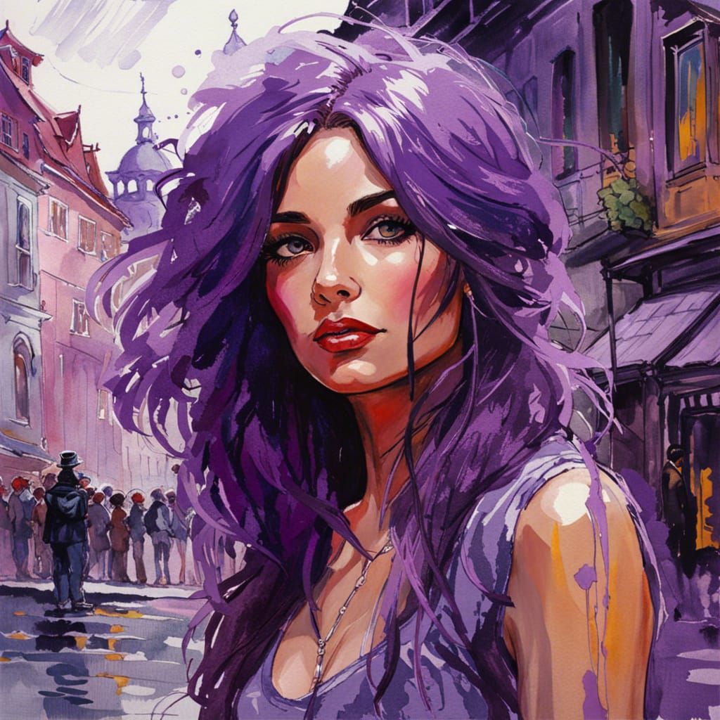 Purple Woman