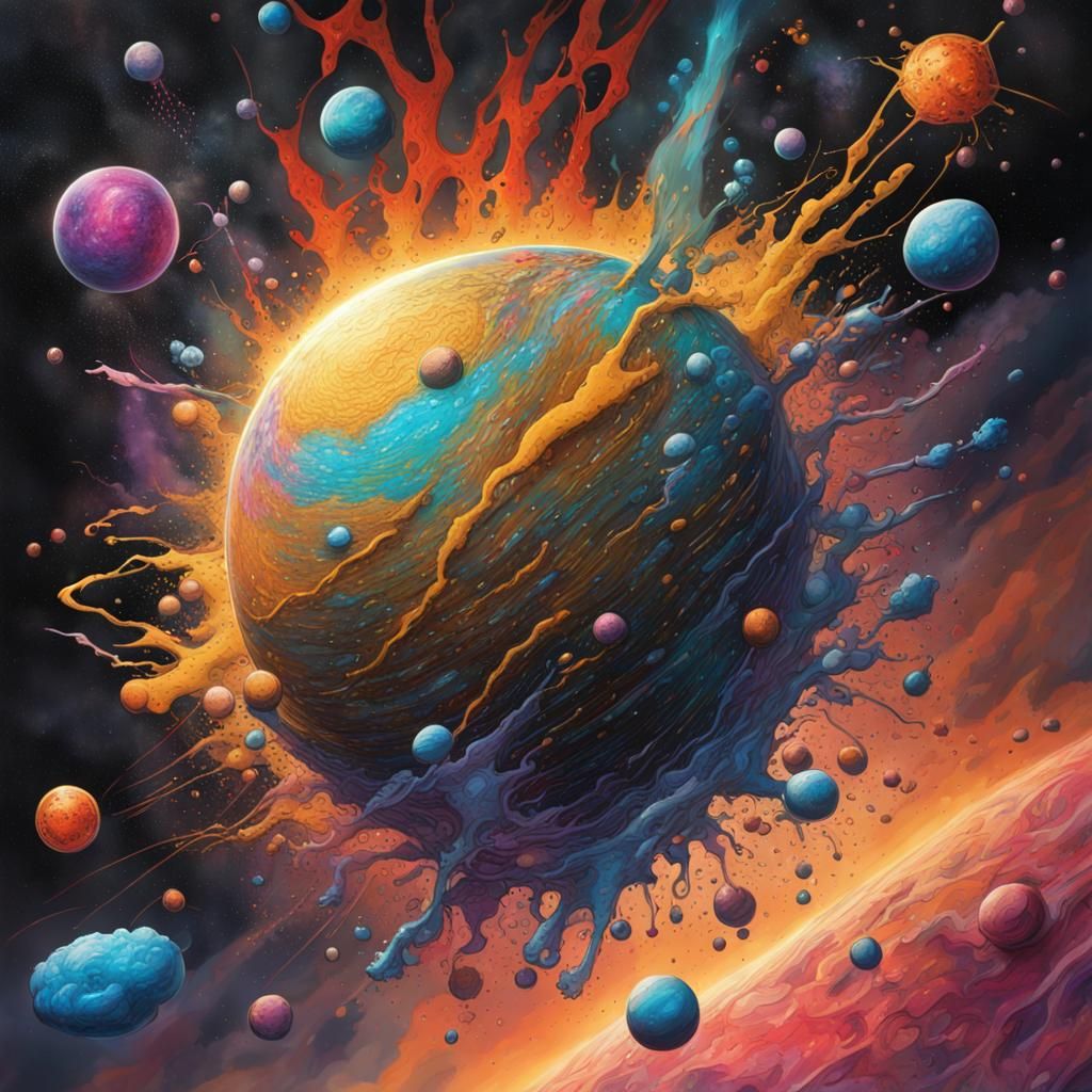 Hyperrealistic Rick and Morty Universe in Graffiti Art