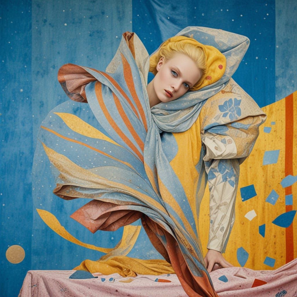 Ethereal Curtain of Sparkling Illusion