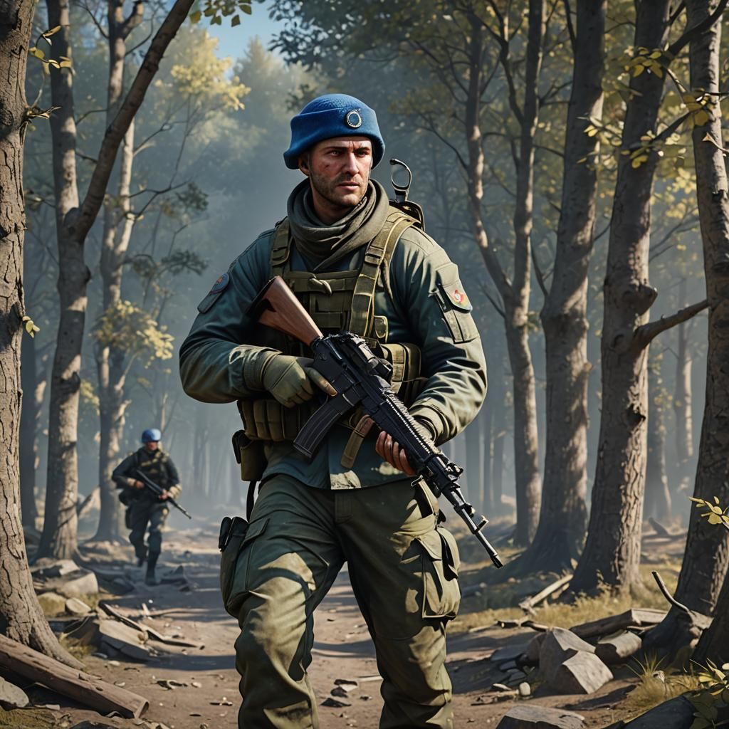 Russian VDV Soldier in Cold War Setting