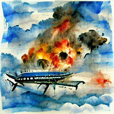 Aftermath of a Plane Crash