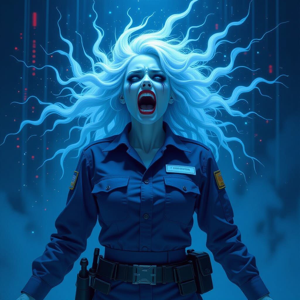 Spectral Banshee Technician in Digital Chaos