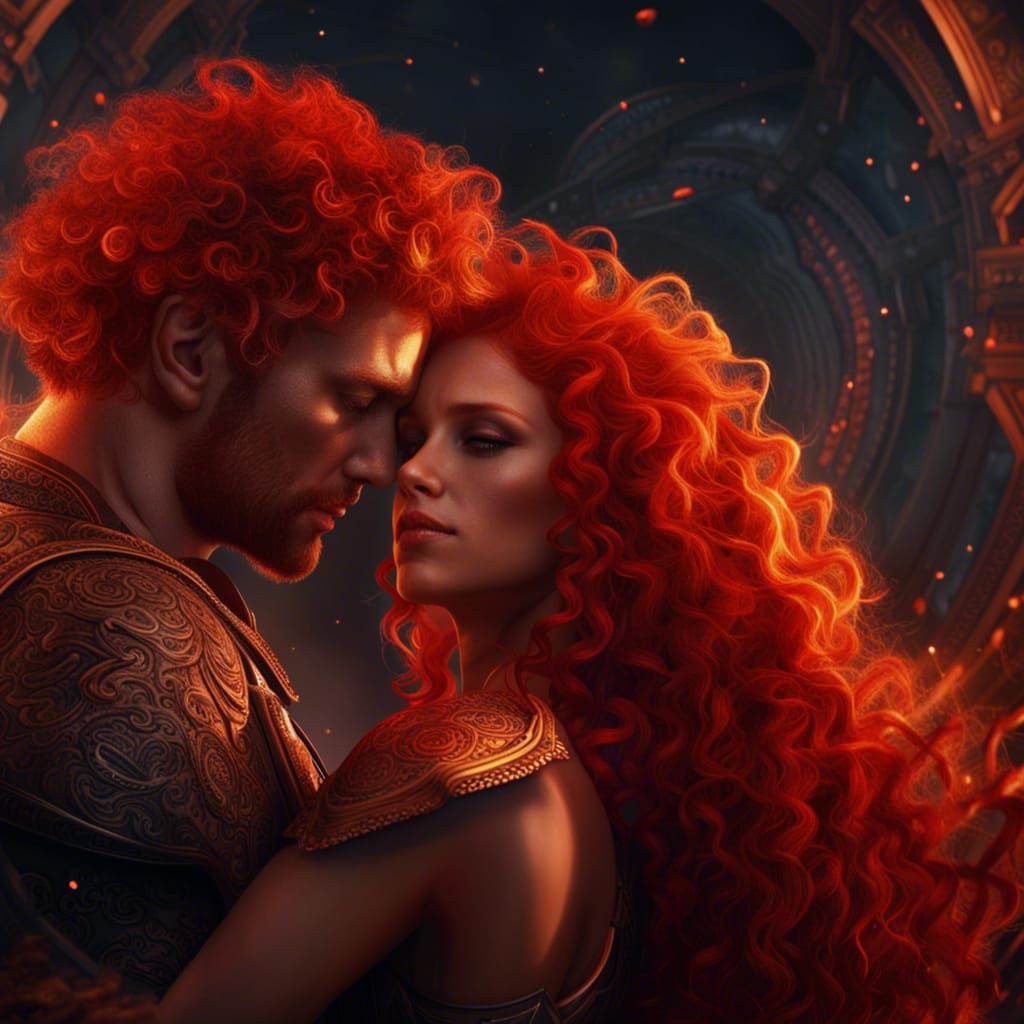 Passionate Embrace: A Detailed Fantasy Concept