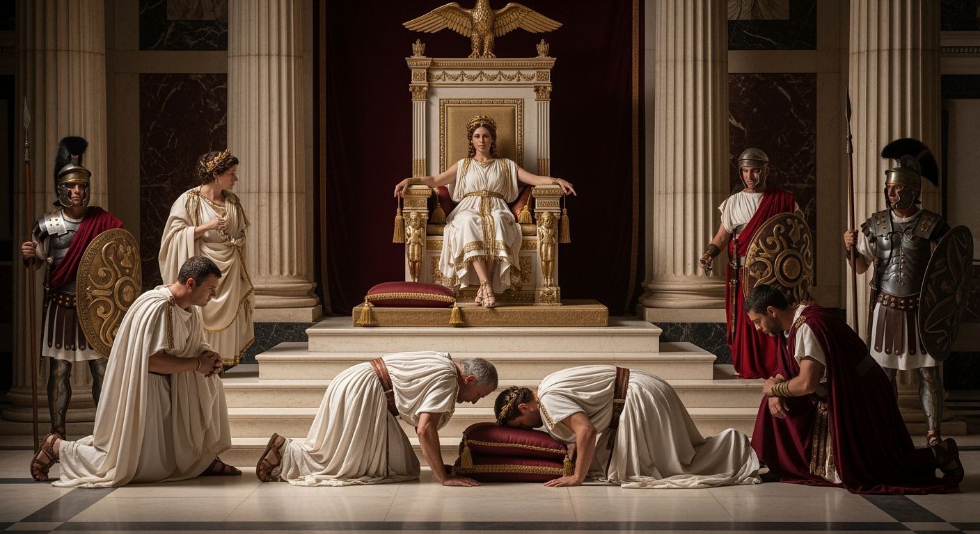 Empress Messalina's Throne Room in Ancient Rome Palace