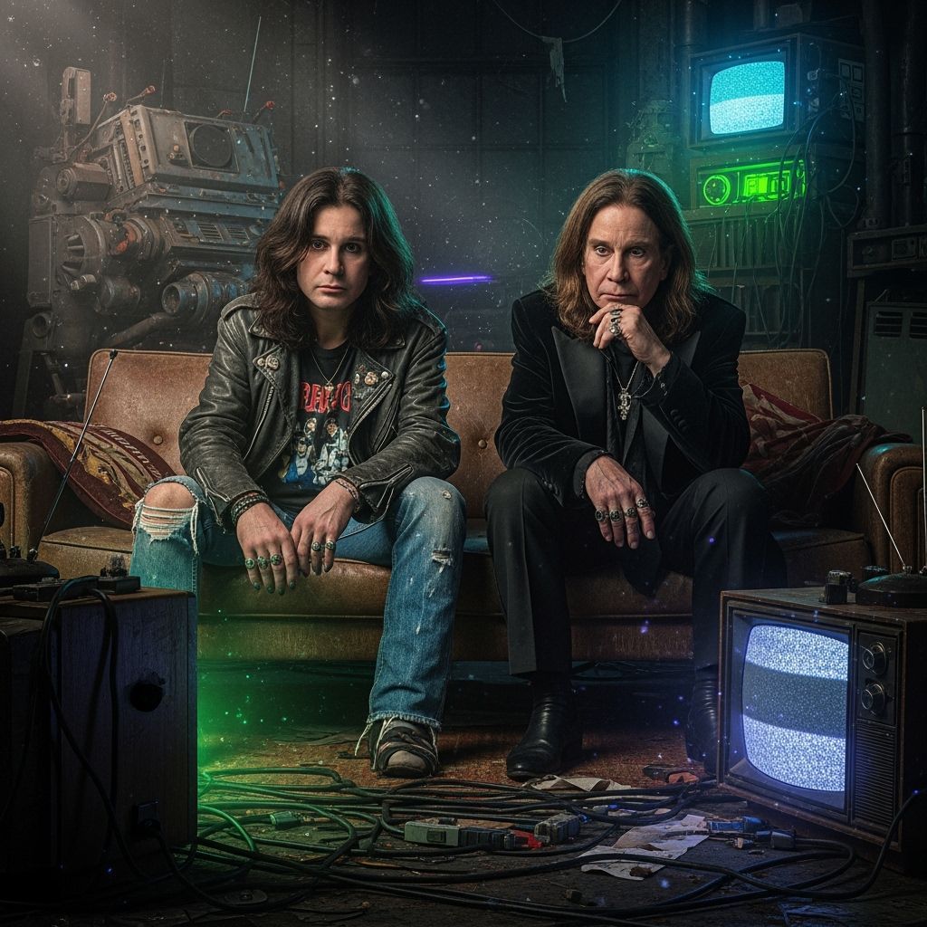 Ozzy Osbourne: A Retro-Futuristic Portrait
