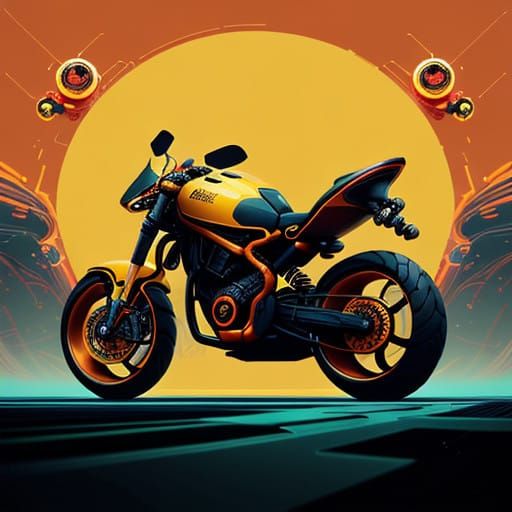 Vibrant Immune System in Action, Cyberpunk-Inspired